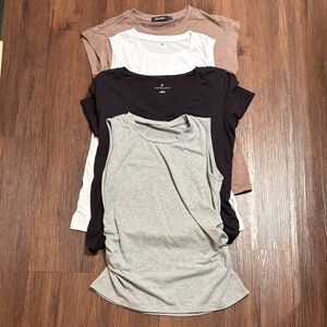 Caslon auto net mixed lot of 4  Sleeveless tank Tops women sz S black gray white